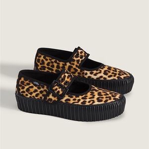 Vans Leopard Print Mary Jane Shoes